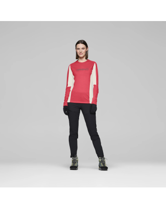Norrøna falketind equaliserUll Long Sleeve Calypso Coral Model