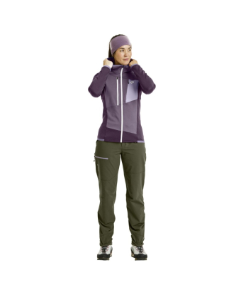 Fleece Grid Hoody W
