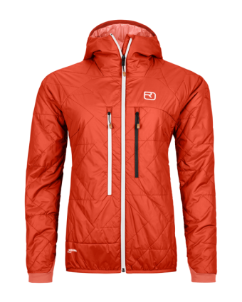 Swisswool Piz Boè Jacket Women Sunset Orange