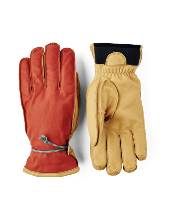 Wakayama 5 finger Flame red/Tan 7