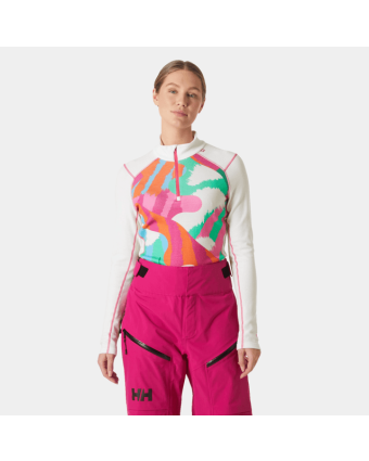 Women Lifa Merino Midweight Gra 1/2 Zip