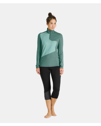 Women Fleece Light Zip Neck