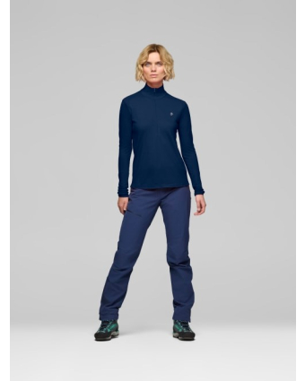 Norrøna femund pureUll Zip Neck Indigo Night