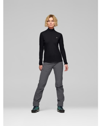 Norrøna femund pureUll Zip Neck Caviar Black