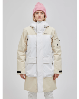 Women 2L Insulated Shell Stretch Parka Sand Fog