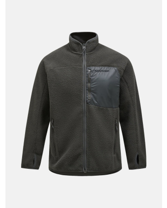 Men Pile Zip Jacket 