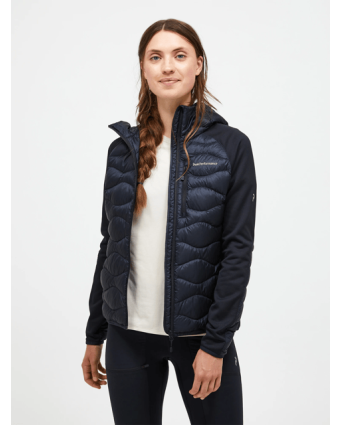 Women Helium Down Hybrid Hood 