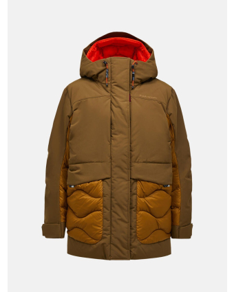 Peak Performance Infusion Helium Down Parka Women Women Meadow Moss