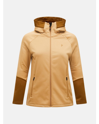 Peak Performance Rider Essentials Midlayer Zip Hood Women Women SIERRA SAND