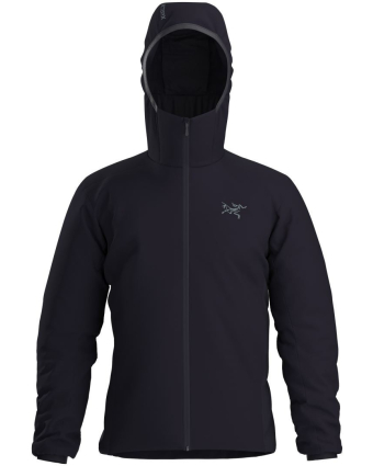 Atom Hoody M with name under logo