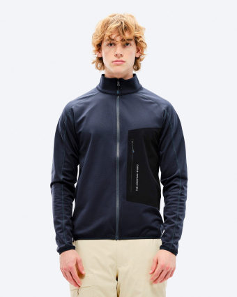 The Mountain Studio Techno Grid Fleece T-Neck