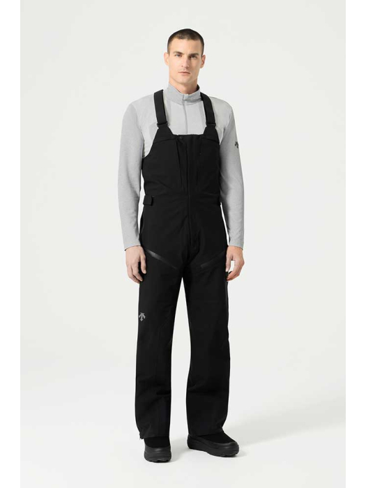 Descente 3L Shell Bib Pants Black - vooraanzicht Descente 3L Shell Bib Pants Black - vooraanzicht