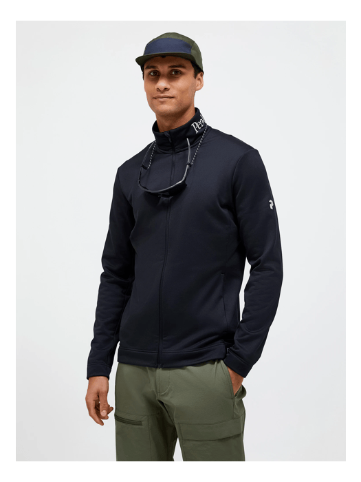 Men Rider Tech Zip Jacket Black model