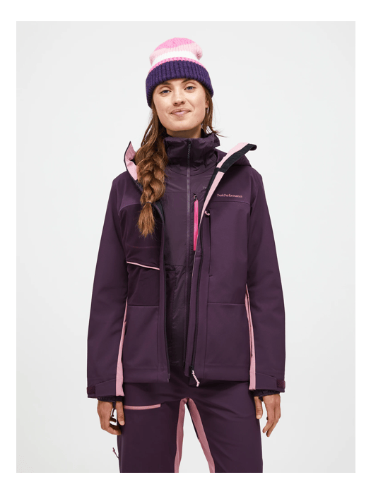 Women Ascent Softshell Jacket Mystic Purple Women Ascent Softshell Jacket Mystic Purple