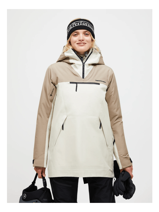 Women Vertical Gore-Tex 3L Anorak Avid Beige