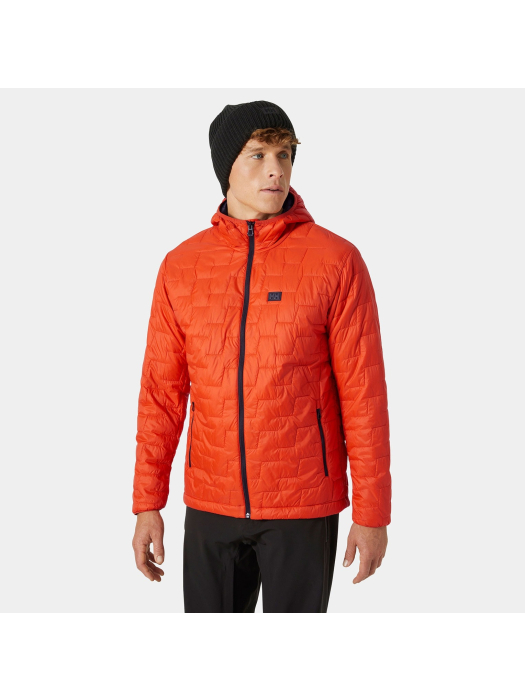 Helly Hansen Men Lifaloft Hooded Insulator Jacket Patrol Orange Helly Hansen Men Lifaloft Hooded Insulator Jacket Patrol Orange
