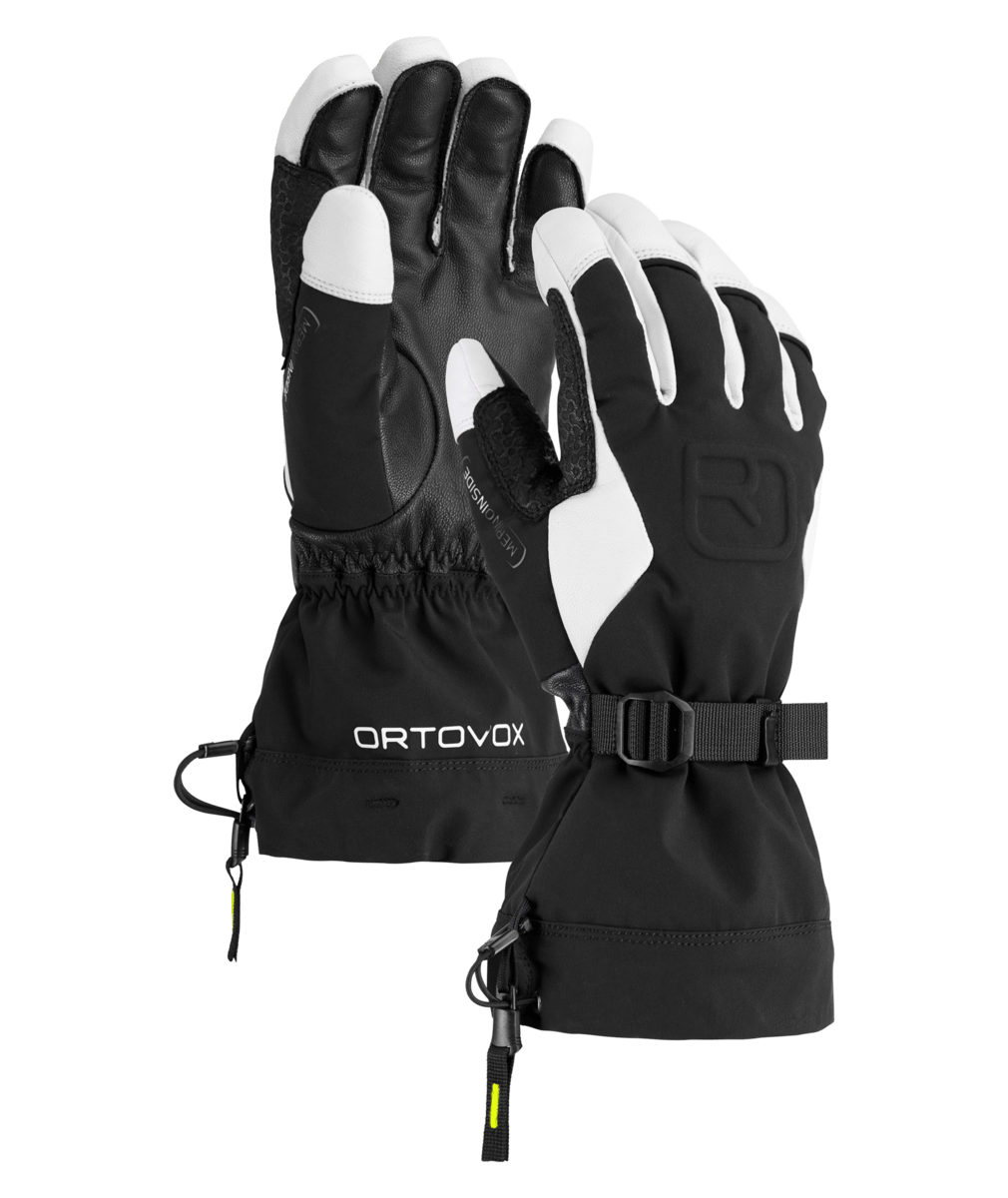 Merino Freeride Glove ORTOVOX - Maat: S , L , M , XL - Heren - Handschoenen - Zwart / Black Raven