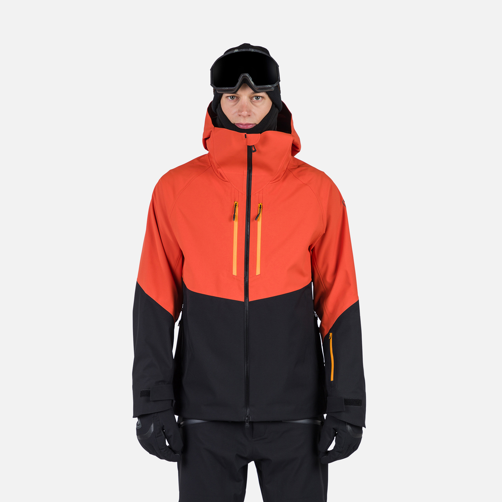 Men's Evader Ski Jacket Rossignol - Maat: L - Heren - Ski Jassen - Bruin / TAN